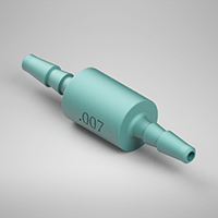0.007 Inch (in) Size, Barbed Connection Type, 1/16 Inch (in) Tubing Inside Diameter (ID) Molded Orifice (F2815071B80)