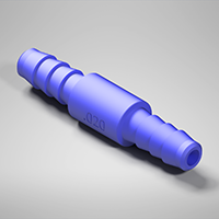 0.020 Inch (in) Size, Barbed Connection Type, 1/8 Inch (in) Tubing Inside Diameter (ID) Molded Orifice (F2815201B85)