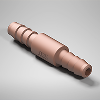 0.025 Inch (in) Size, Barbed Connection Type, 1/8 Inch (in) Tubing Inside Diameter (ID) Molded Orifice (F2815251B85)