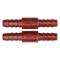 0.040 Inch (in) Size, Barbed Connection Type, 1/8 Inch (in) Tubing Inside Diameter (ID) Molded Orifice (F2815401B85) - 2