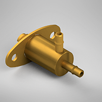 1/16 Inch (in) Tubing Inside Diameter (ID), Barbed Connection Type, B80 Barb Metal Needle Valve (F282231B80)