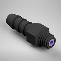0.041 Inch (in) Nominal Orifice Size B85 Barb Threaded Orifice (F3120041B85)