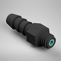 0.071 Inch (in) Nominal Orifice Size B85 Barb Threaded Orifice (F3120071B85)
