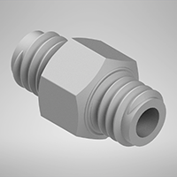 25 Barb, Gray, Plug Static Fitting (F312025PP)