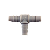 85 Barb, Gray, Tee Static Fitting (F314585PP) - 2