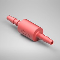 0.051 Inch (in) Nominal Orifice Size, 43 Micrometer (µm) Filter Size, 1/16 Inch (in) Tubing Inside Diameter (ID) Filtered Orifice (F95043051B80)