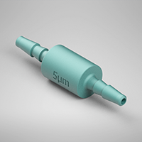 0.071 Inch (in) Nominal Orifice Size, 5 Micrometer (µm) Filter Size, 1/16 Inch (in) Tubing Inside Diameter (ID) Filtered Orifice (F9505071B80)