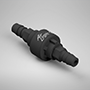 B86 Barb 0.170 Inch (in) Tubing Inside Diameter (ID) Thread Floating Disk Check Valve (F2804404B86)
