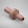 0.025 Inch (in) Size, Straight Port Connection Type, 1/16 Inch (in) Tubing Inside Diameter (ID) Molded Orifice (F2815251)