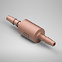 0.025 Inch (in) Size, Barbed Connection Type, 1/16 Inch (in) Tubing Inside Diameter (ID) Molded Orifice (F2815251B80)