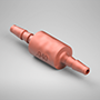 0.040 Inch (in) Size, Barbed Connection Type, 1/16 Inch (in) Tubing Inside Diameter (ID) Molded Orifice (F2815401B80)