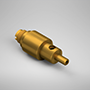 Inch (in) Tubing Inside Diameter (ID), Manifold Mount Connection Type, MM Barb Metal Needle Valve (F282230MM)
