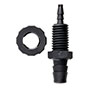 68 Barb Black Bulkhead Fitting (F310068) - 2