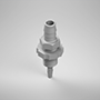 68 Barb Gray Bulkhead Fitting (F310068PP)