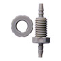 080 Barb Gray Bulkhead Fitting (F310080PP) - 2