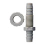 086 Barb Gray Bulkhead Fitting (F310086PP) - 2