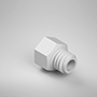 20 Barb, Gray, Plug Static Fitting (F312020PP)