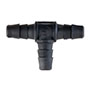 85 Barb, Black, Tee Static Fitting (F314585) - 2