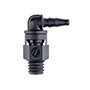 1/16 Inch (in) Tubing Inside Diameter (ID), 80 Barb, 10-32 Swivel Elbow Fitting (F315480) - 2