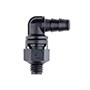 1/8 Inch (in) Tubing Inside Diameter (ID), 85 Barb, 10-32 Swivel Elbow Fitting (F315485) - 2