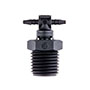 1/16 Inch (in) Tubing Inside Diameter (ID), 80 Barb, 1/4-18 Swivel Tee Fitting (F335580) - 2