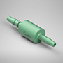 0.050 Inch (in) Nominal Orifice Size, 5 Micrometer (µm) Filter Size, 1/16 Inch (in) Tubing Inside Diameter (ID) Filtered Orifice (F9505050B80)